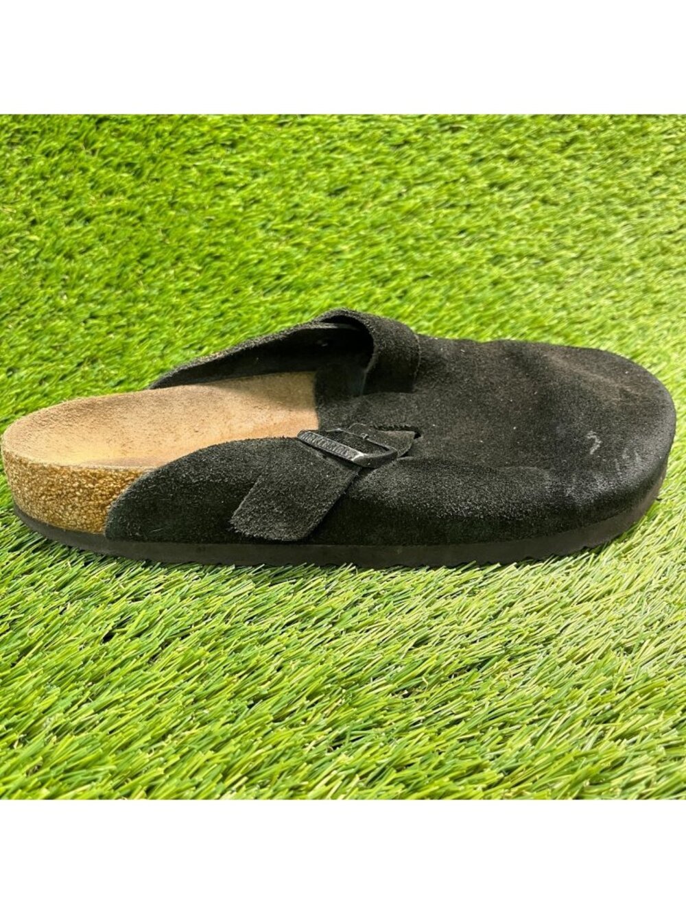 Birkenstock Boston Clog Mens Size 9 Black Beach Casual Outdoor Slip On Sandals